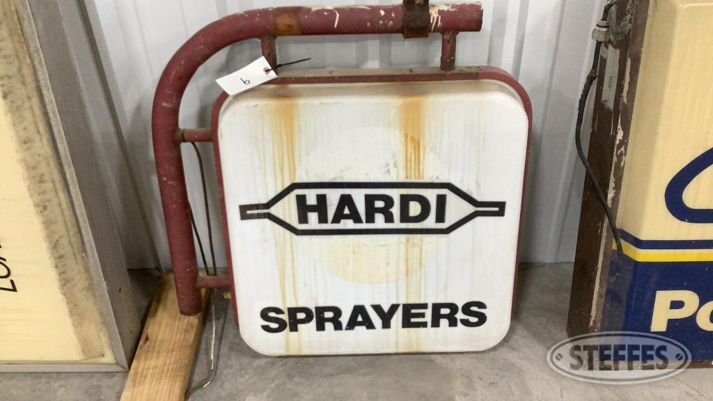 Hardi Sprayers Illuminated sign